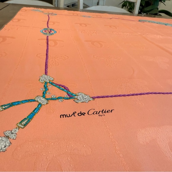 Authentic Cartier Scarf - Picture 3 of 9